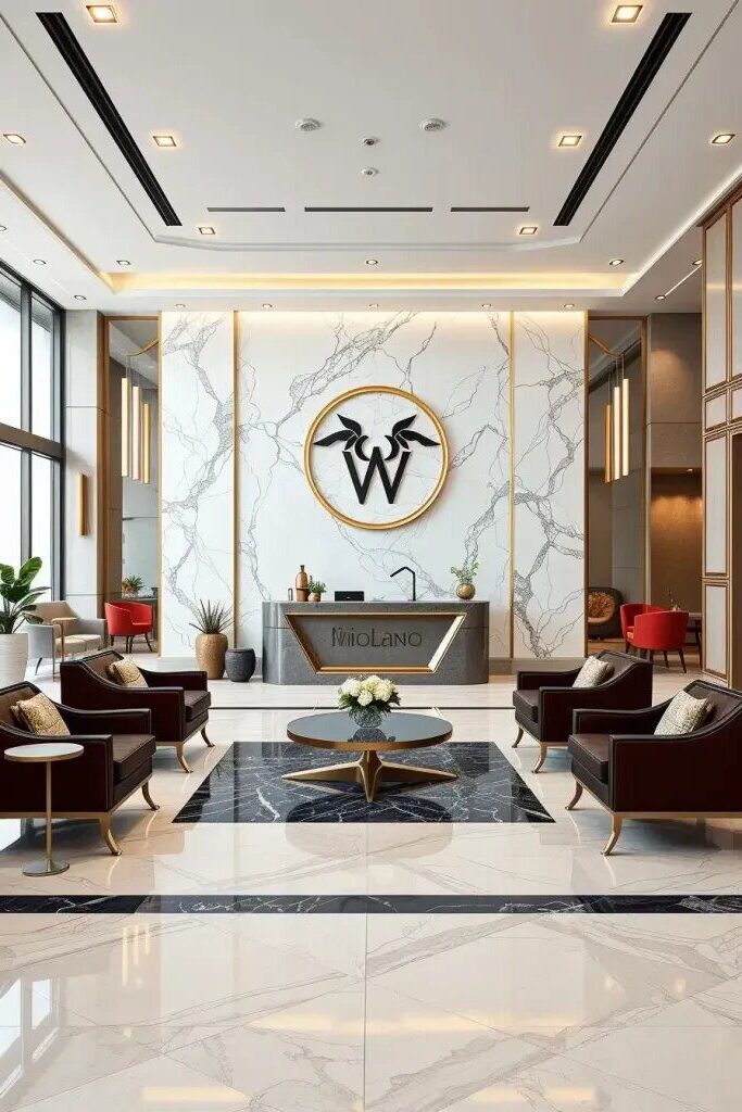 Weaving Brand Identity into Lobby Design