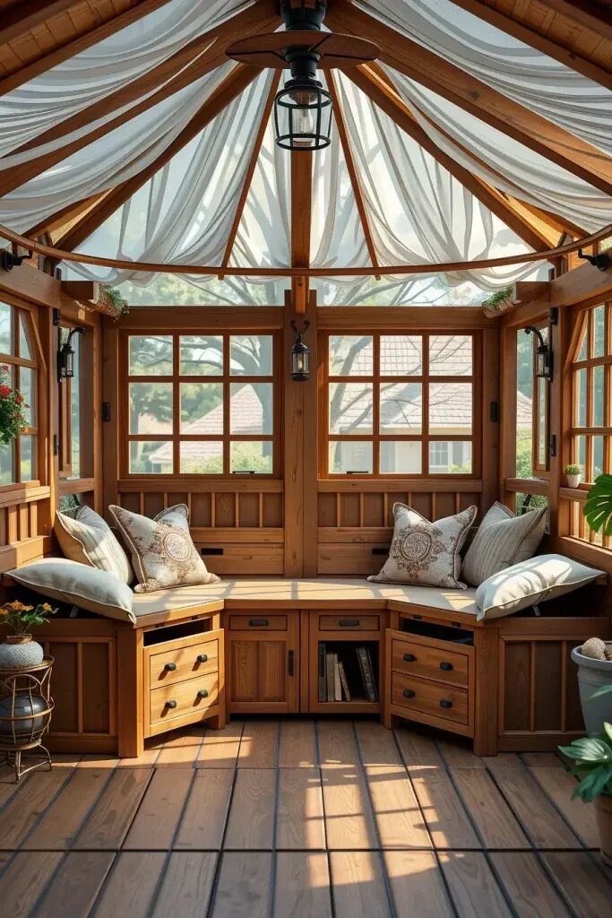 Cozy Seating Nook with Hidden Storage - photo 2