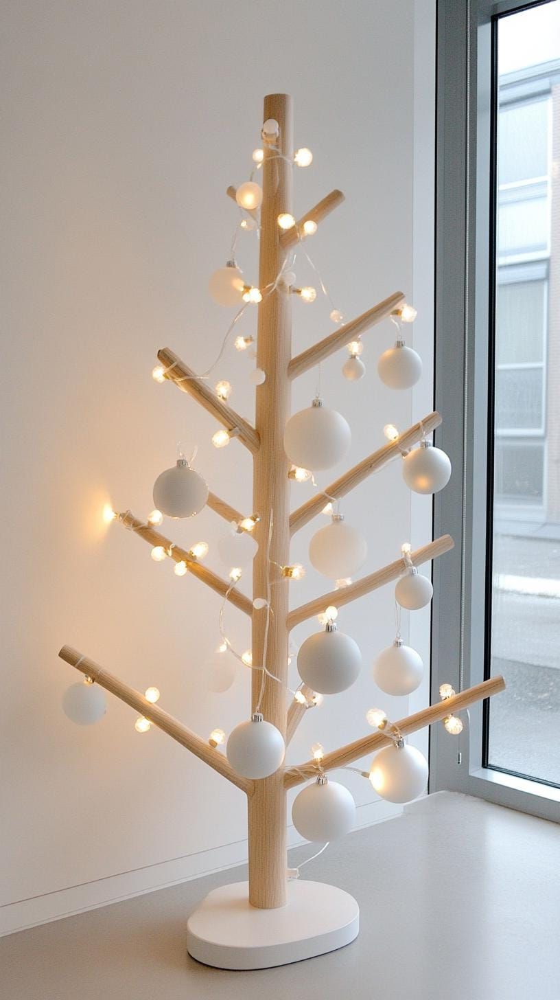 1. Subtle White Ornaments Christmas Tree - photo 2