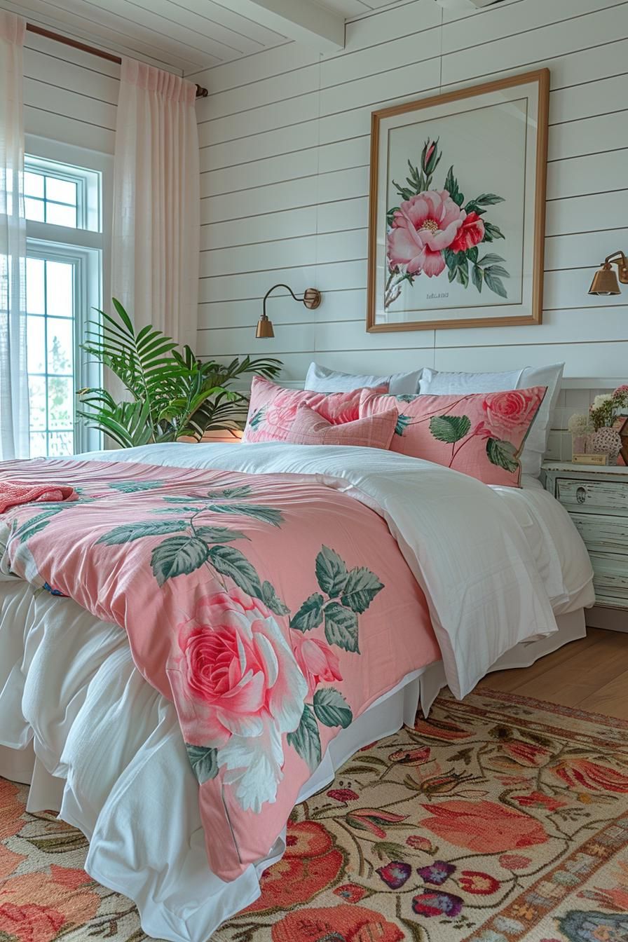 11. Rose-Toned Coastal Bedroom Style - photo 3