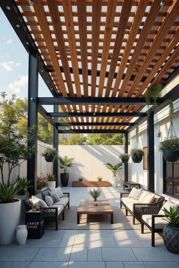 Metal Shade Structures for Architectural Style - photo 2