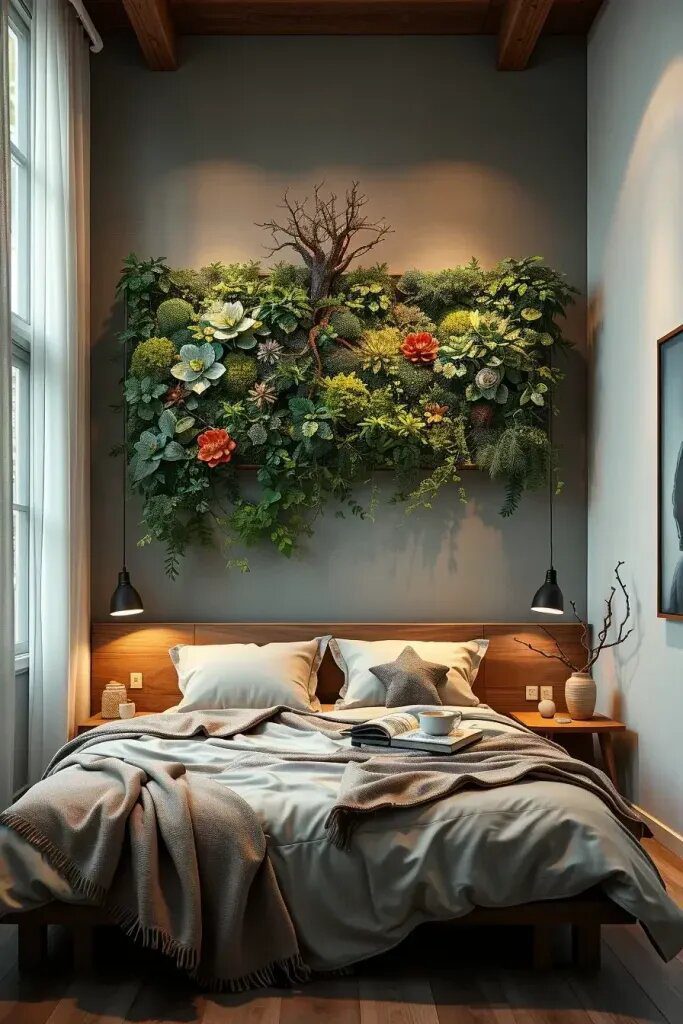 How Green Walls Create a Calming Bedroom