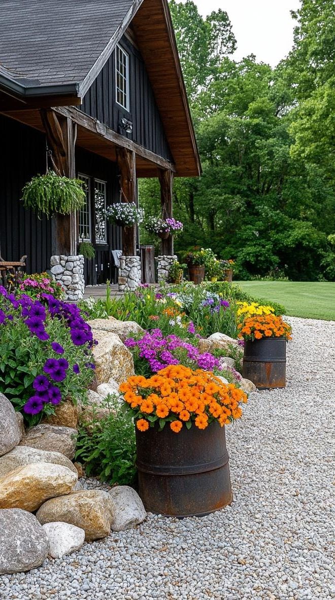 21. Gravel Garden Featuring Trough Planters - photo 3