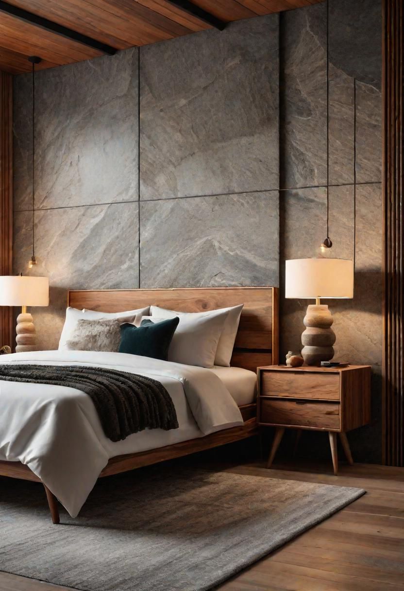 32. Natural Materials in Bedroom Design