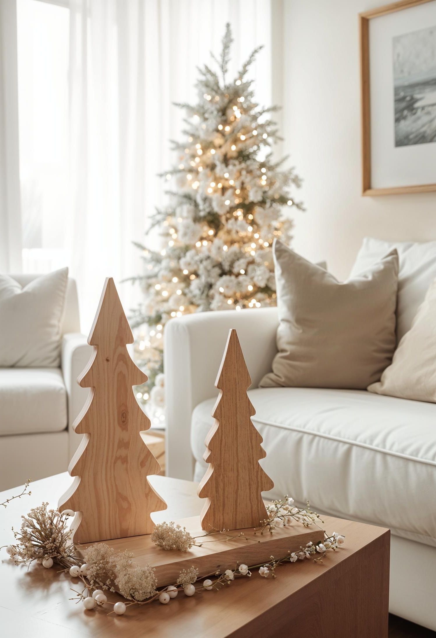 3. Rustic Wooden Christmas Tree Ideas - photo 2