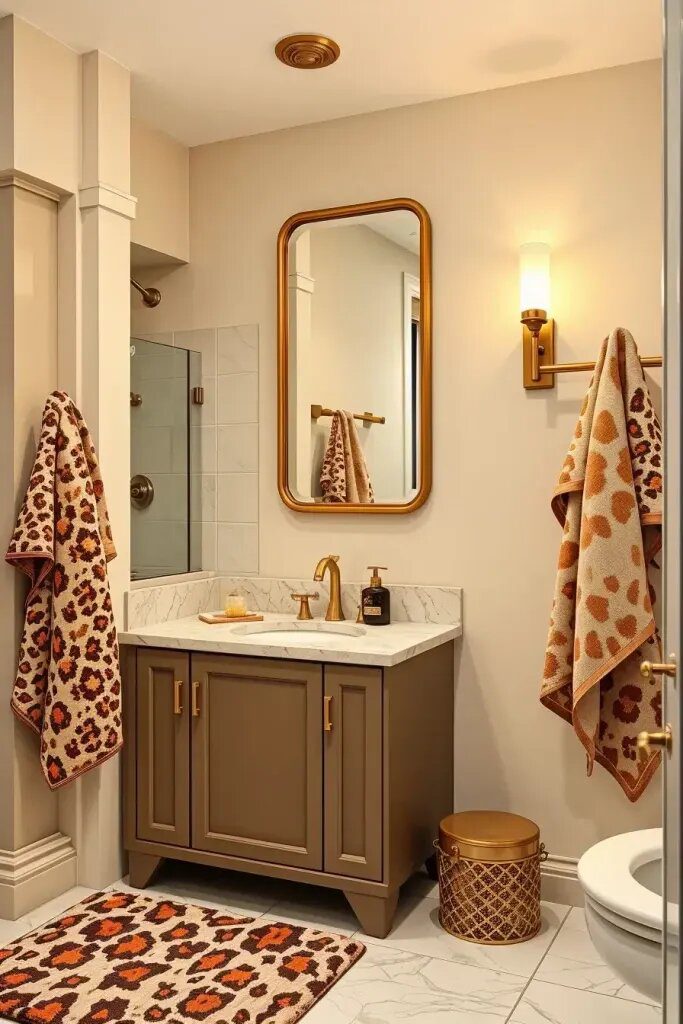 Leopard Print Towels for Easy Glam