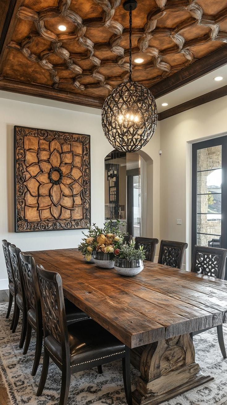 8. Dining Room With Reclaimed Wood Accents - photo 3