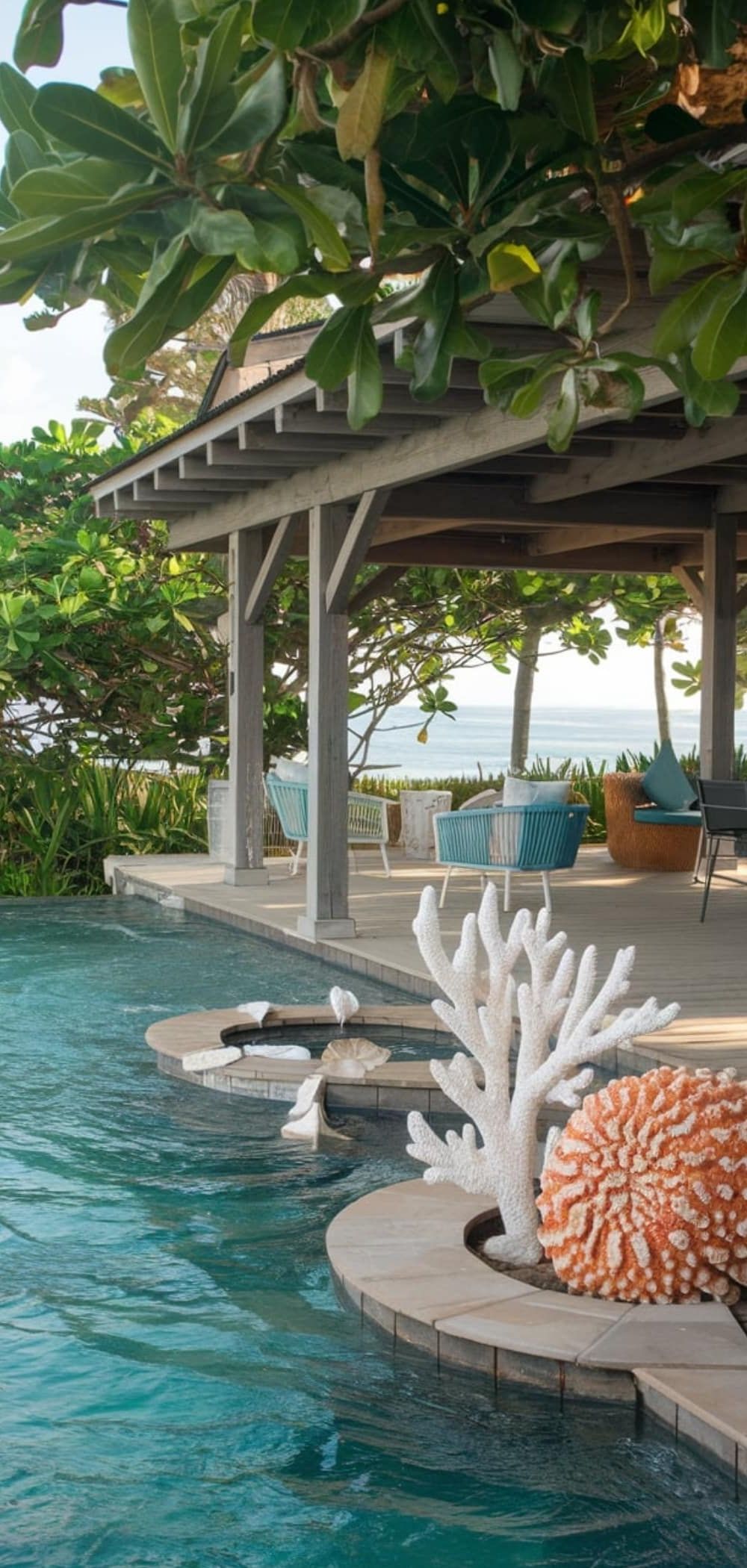 9. Turning Your Pool Deck Into a Seaside Retreat