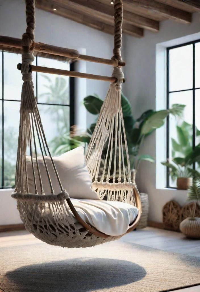 16. Indoor Swing Or Hanging Chair Ideas