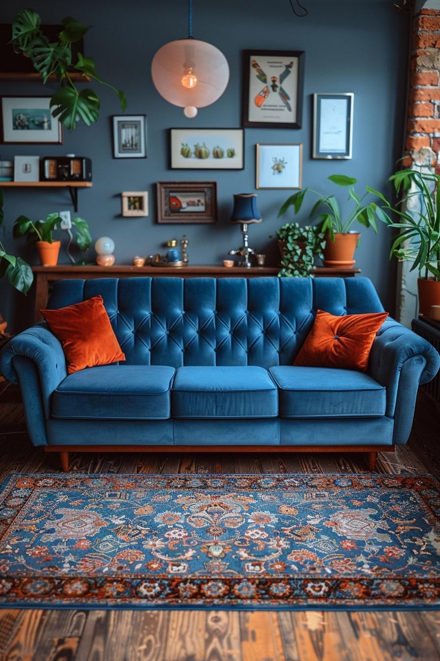 3. Stylish Mid Century Living Room - photo 2
