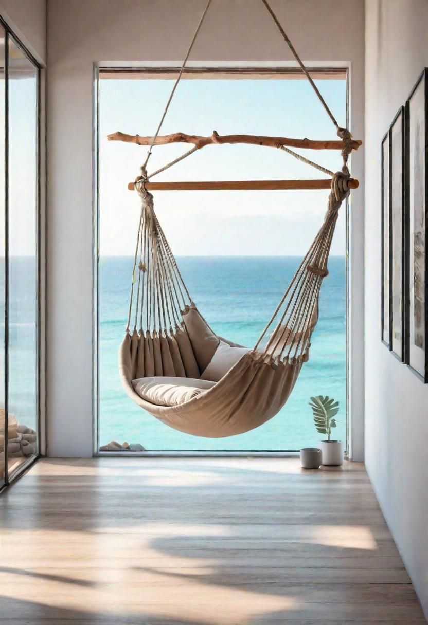 17. Cozy Hammock Nook with Coastal Style