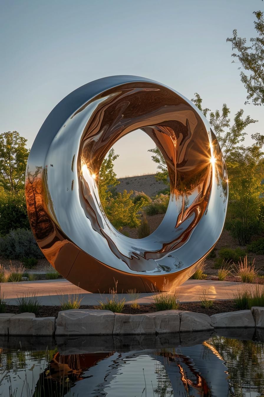 14. Circular Metal Sculpture Designs