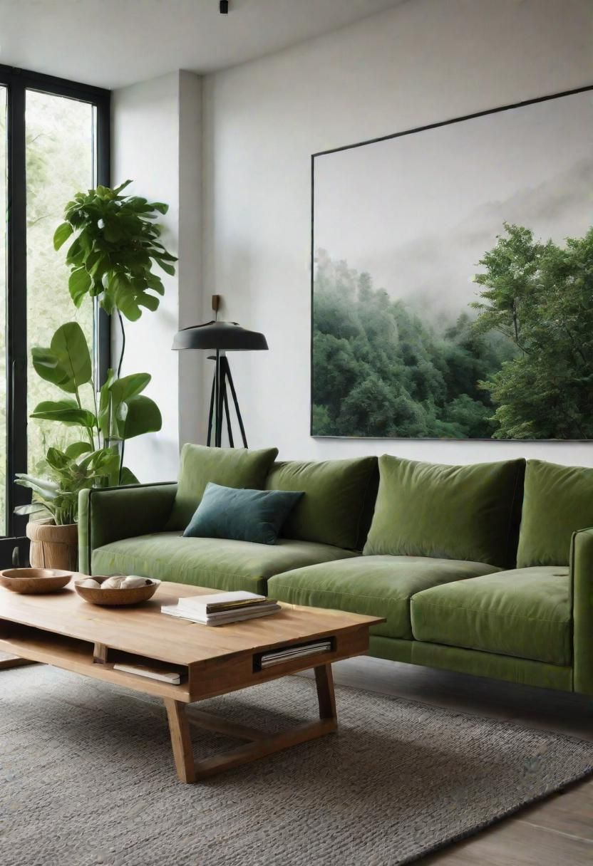24. Green Living Room Color Schemes