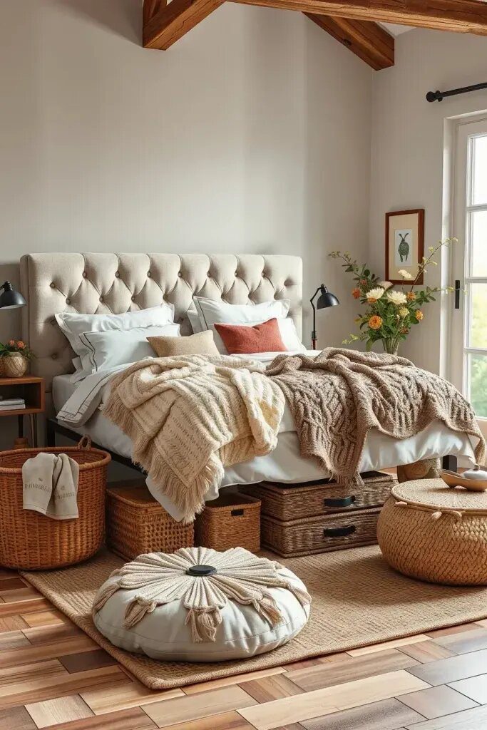 Rustic Textures for a Warm, Cozy Feel
