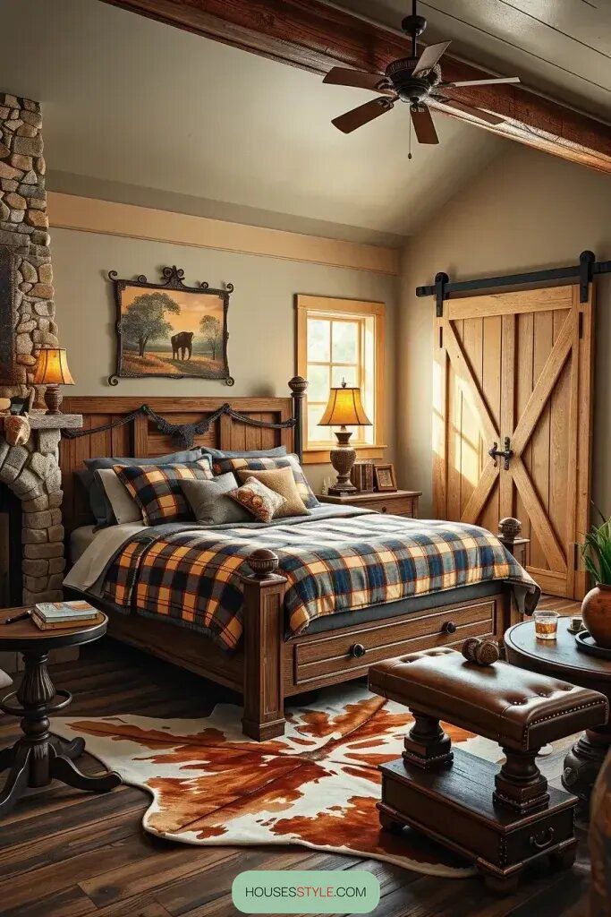 Barn-Inspired Features for Western Bedrooms - photo 2