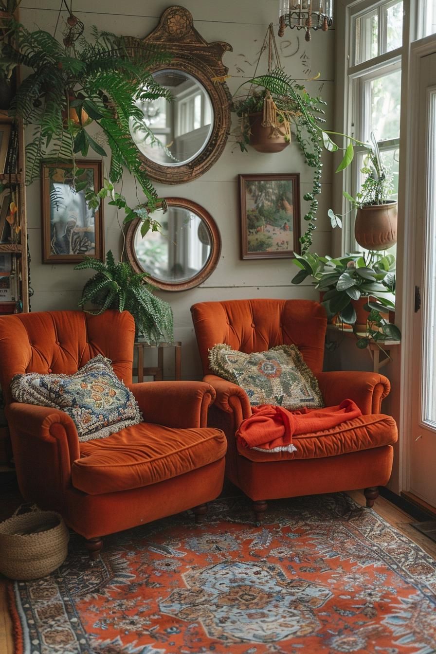 14. Pairing Organic Mirrors with Vintage Finds - photo 3