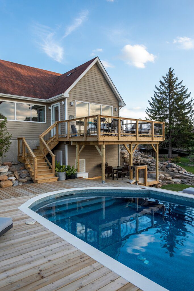 4. Multi-Level Deck Connected to the House - photo 2