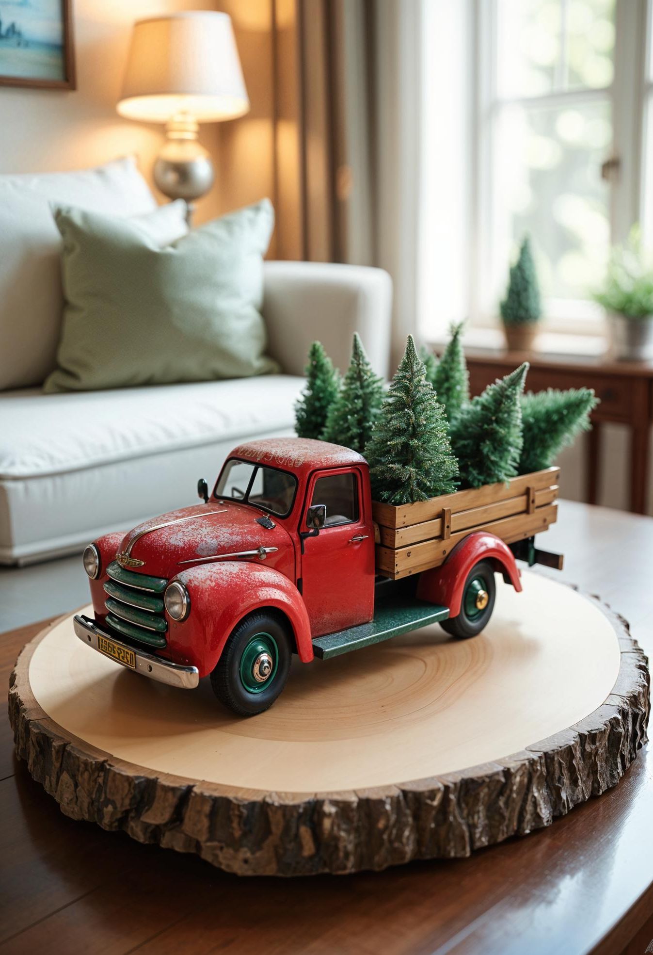 6. Vintage Truck Christmas Display - photo 2