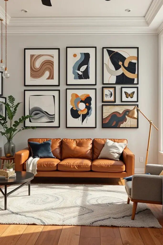 6. Design a Gallery Wall With a Curated Mixed Collection - photo 2
