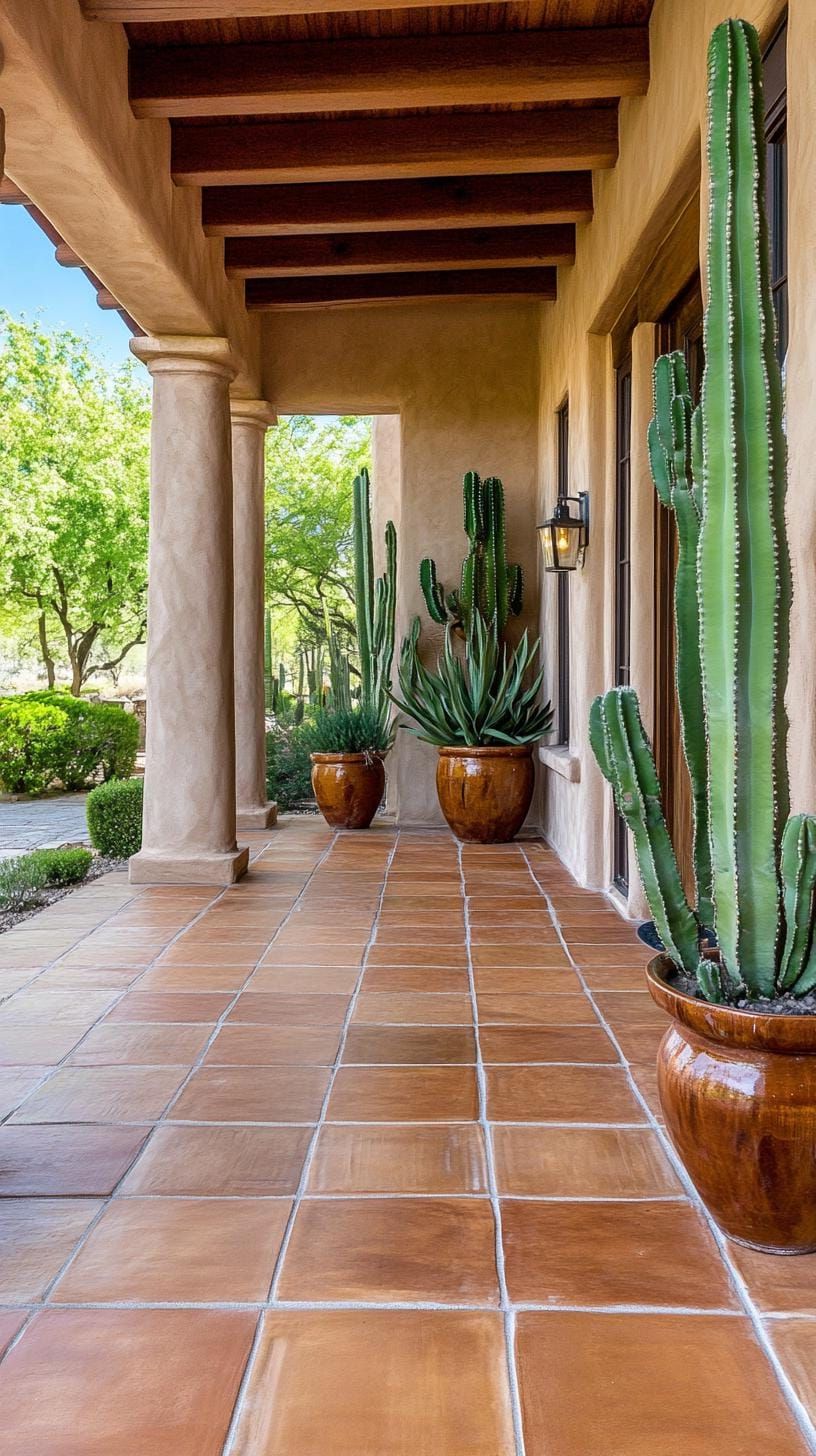 25. Southwestern Adobe Look With Terracotta Tiles - photo 3