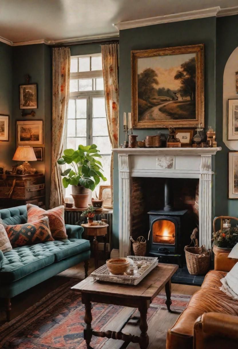 6. Vintage Cozy Living Room Ideas