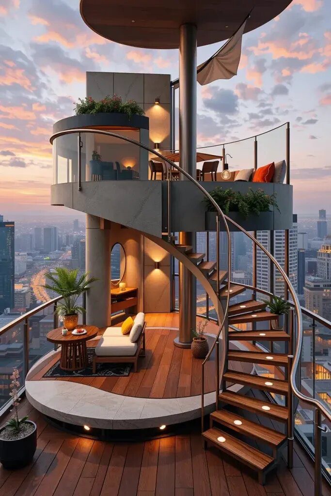 Multi-Level Balconies With Tiered Layouts - photo 2
