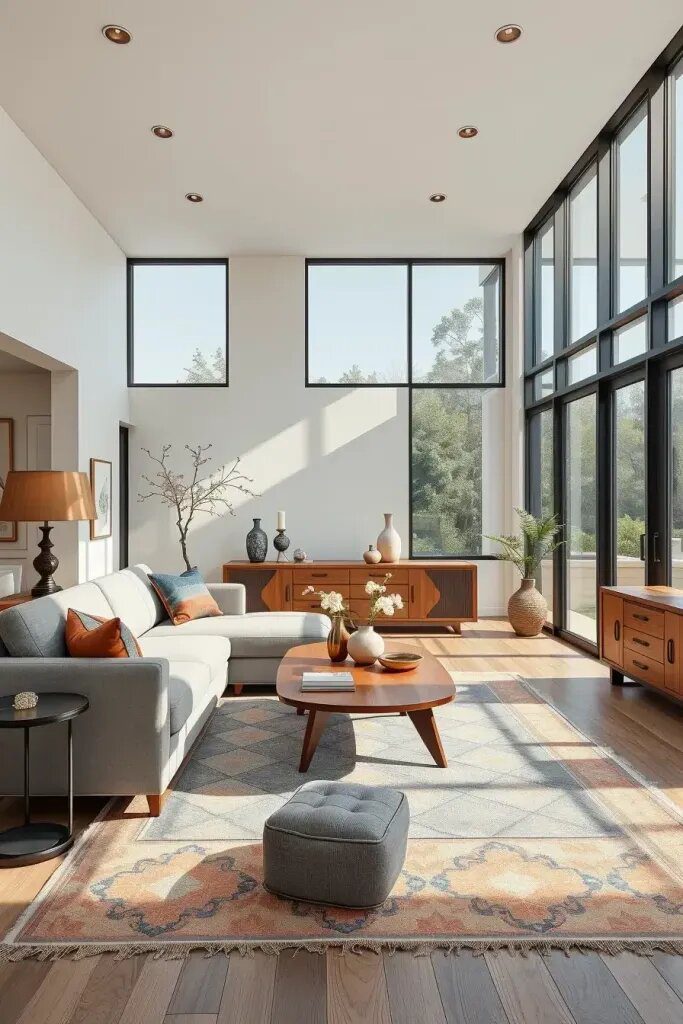Combining Old and New Living Room Styles