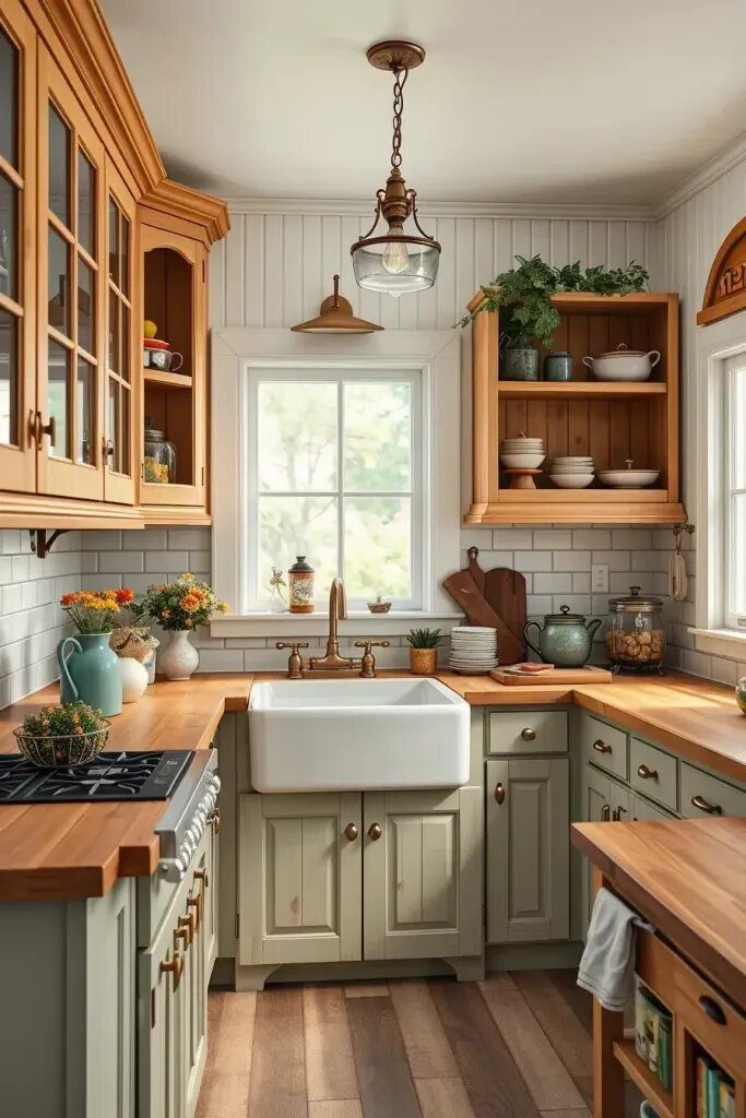 Beadboard Wood Cabinets for Cottage Style - photo 2