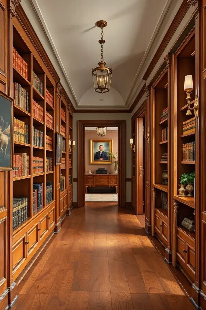 Heritage-Style Bookcases and Shelving for Hallways - photo 2