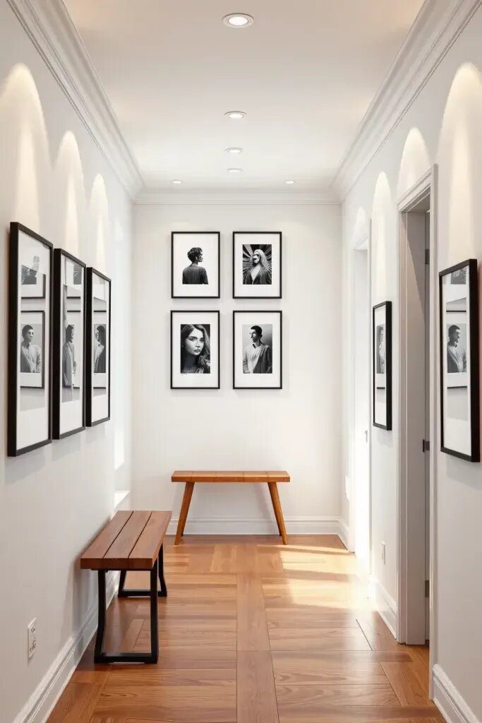 Gallery Wall Ideas for a Modern Hallway - photo 2