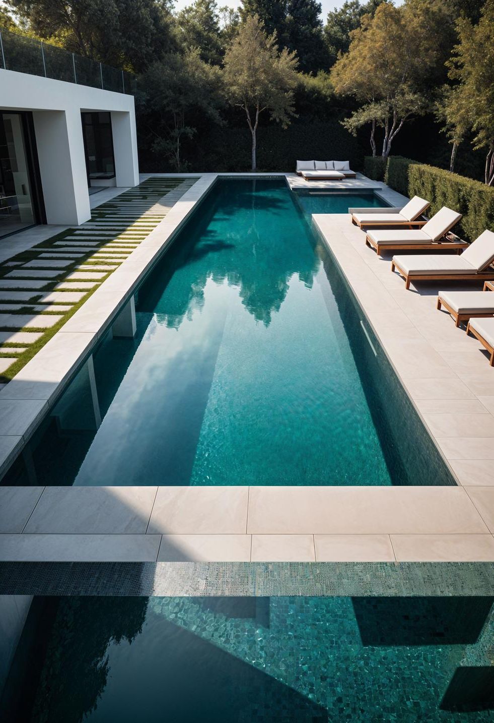 2. Sleek Sunken Pool Design Ideas - photo 3