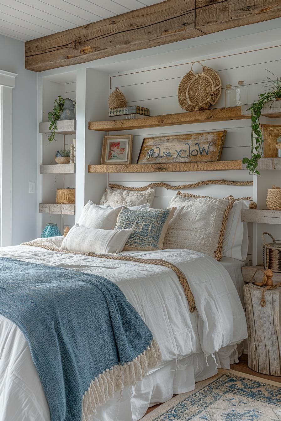 6. Nautical Rope Shelf Ideas - photo 3