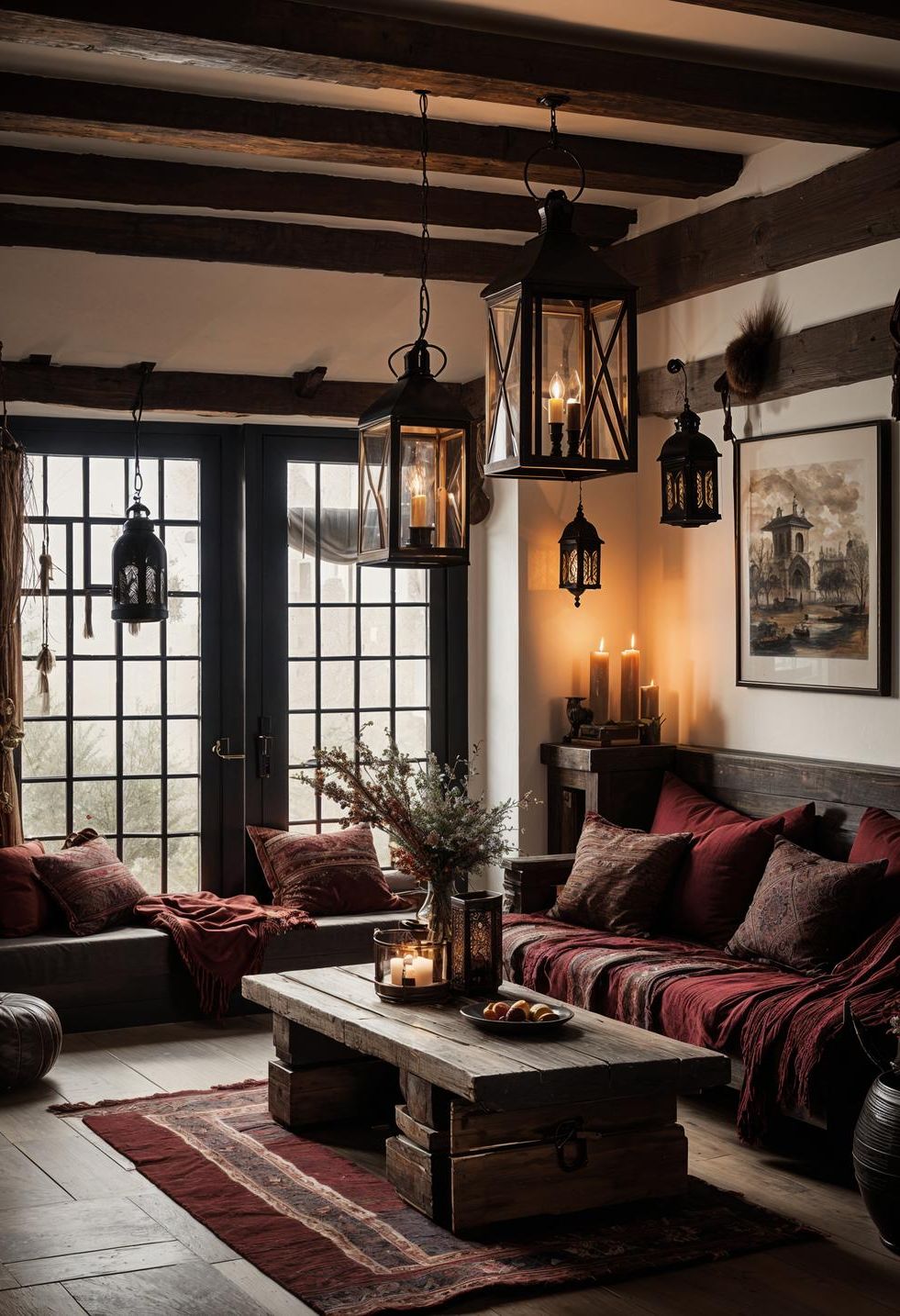 24. Rustic Boho Chic Decor