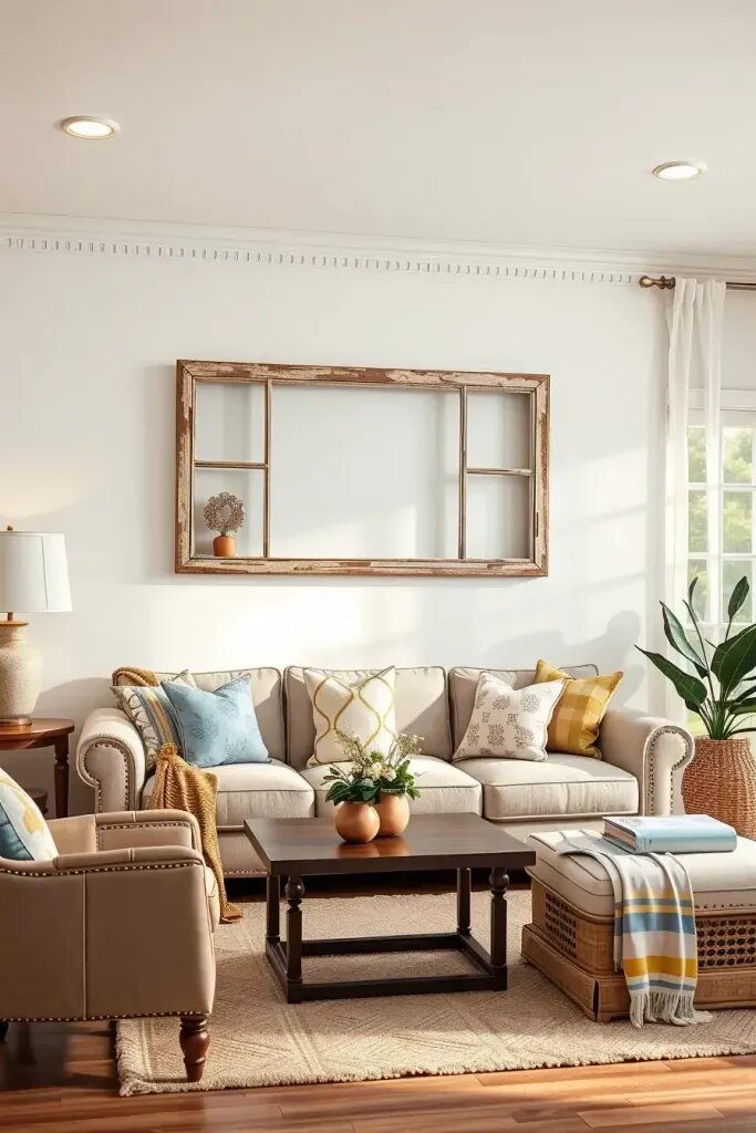 Repurposing Old Windows Into Home Decor