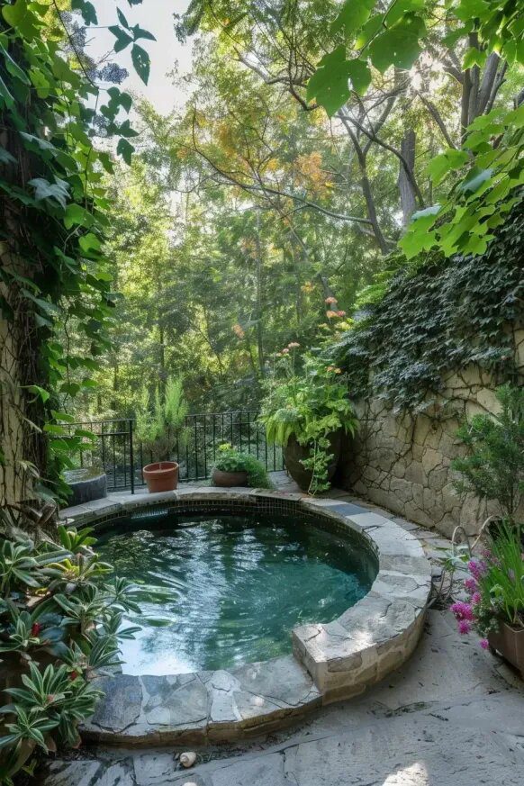 A Wilderness Setting for Restful Pool Days