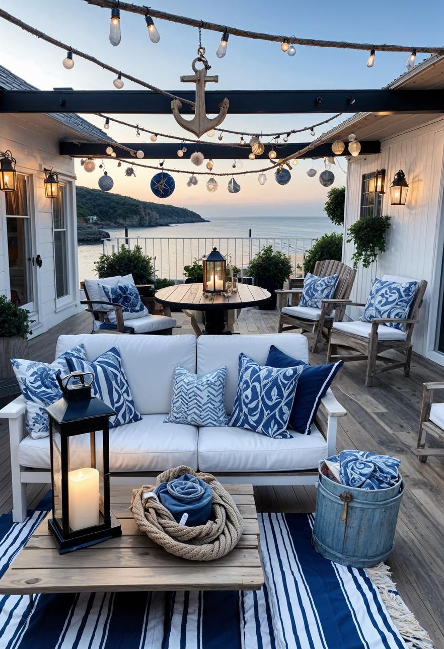 8. Coastal Look with Rope and Driftwood - photo 2