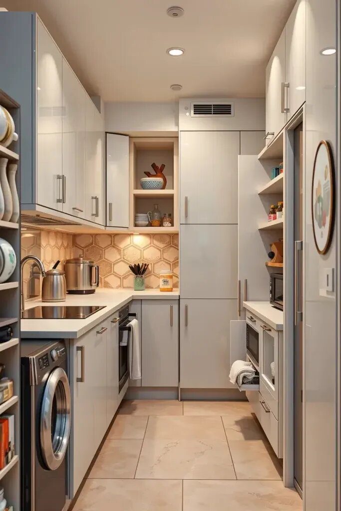 Kitchen Layouts That Free Up Apartment Space
