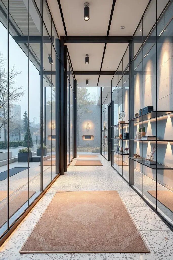 A Futuristic Twist With See-Through Hallways