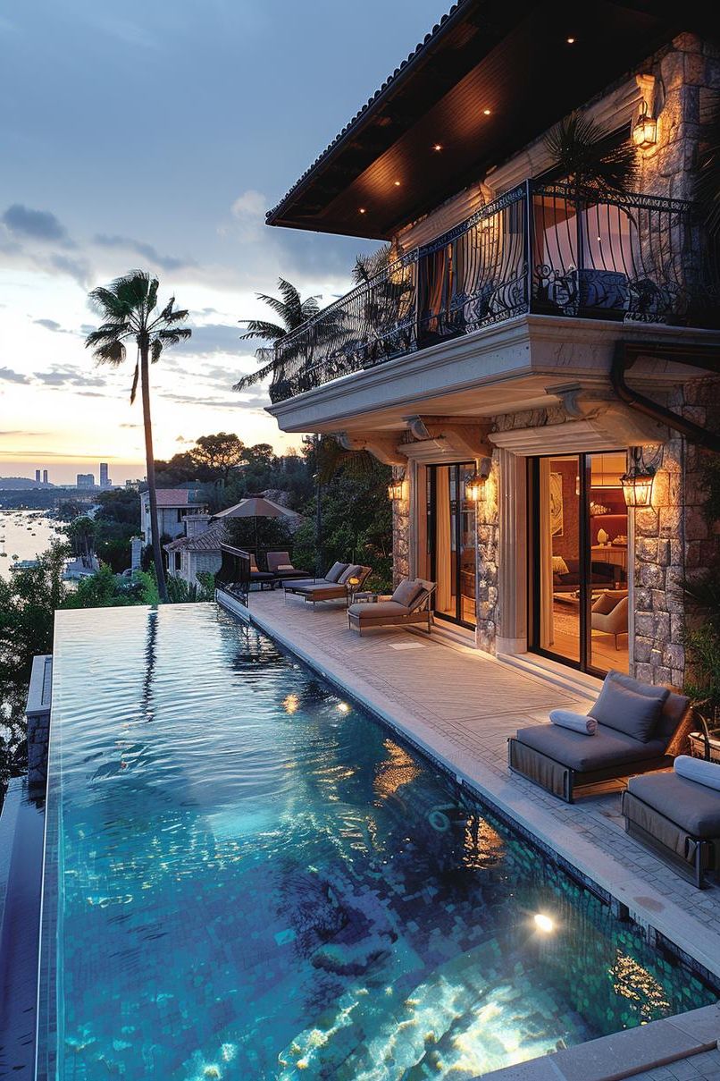 6. Urban Oasis Infinity Edge Pool