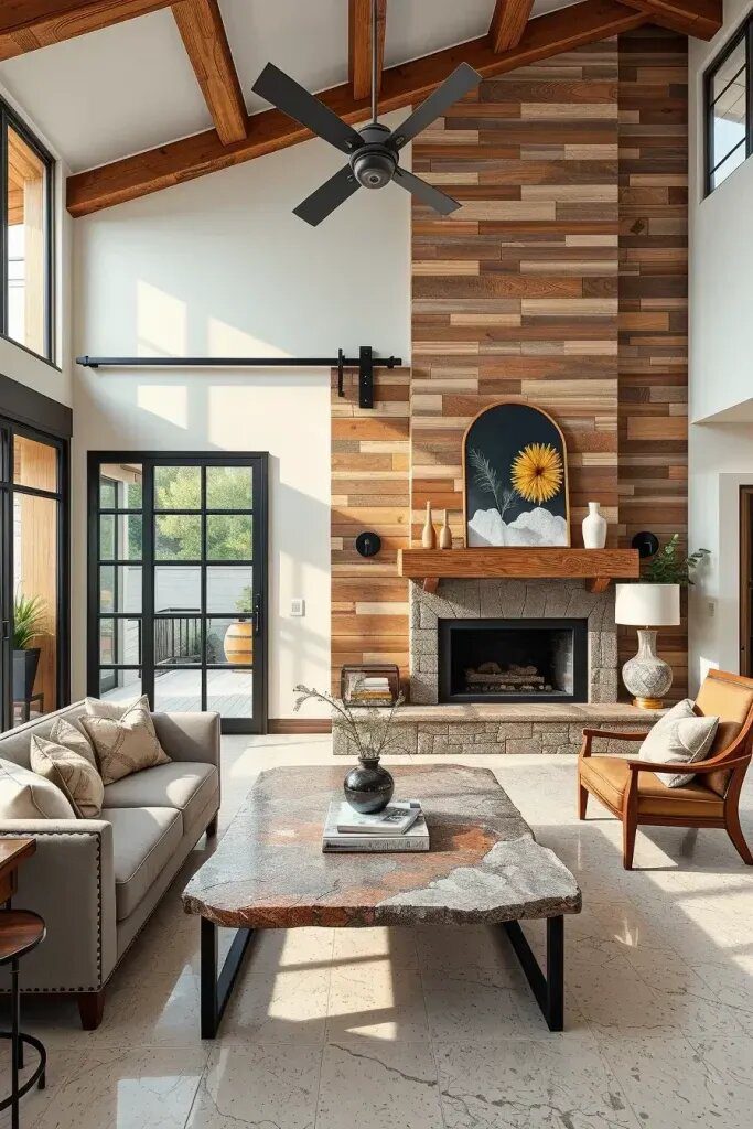 Giving Old Materials New Life in Modern Rooms