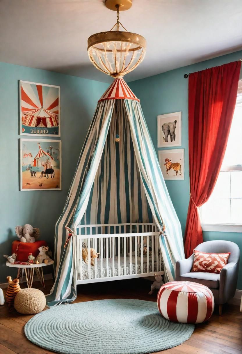 25. Vintage Circus Nursery Decor - photo 2