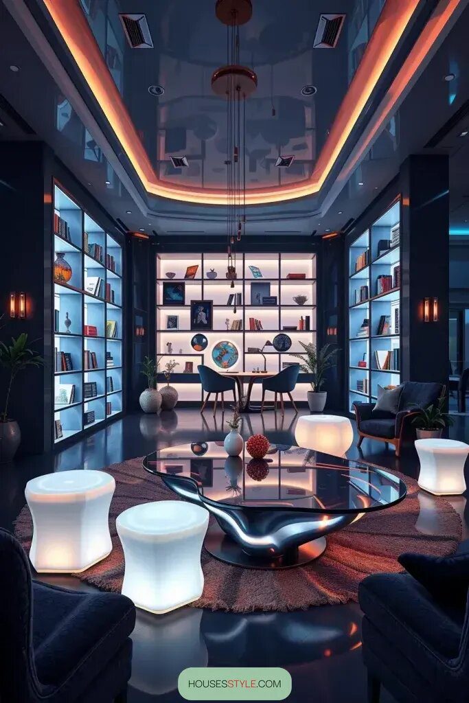 Glow-in-the-Dark Furniture for Nighttime Ambiance