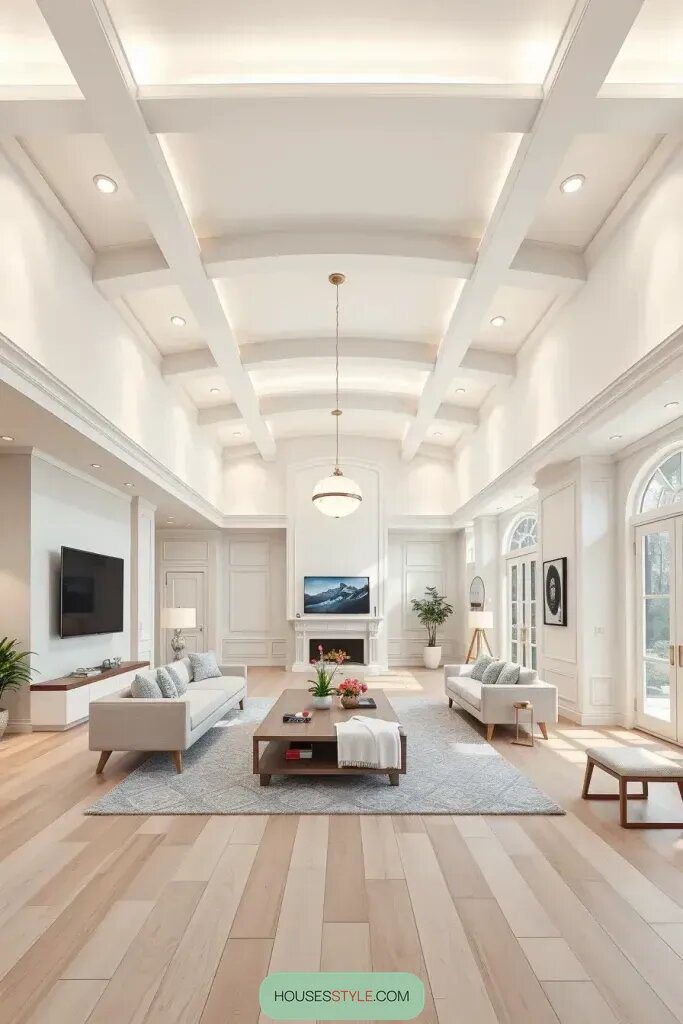 Unique Ceiling Ideas for Rectangle Shaped Rooms - photo 2