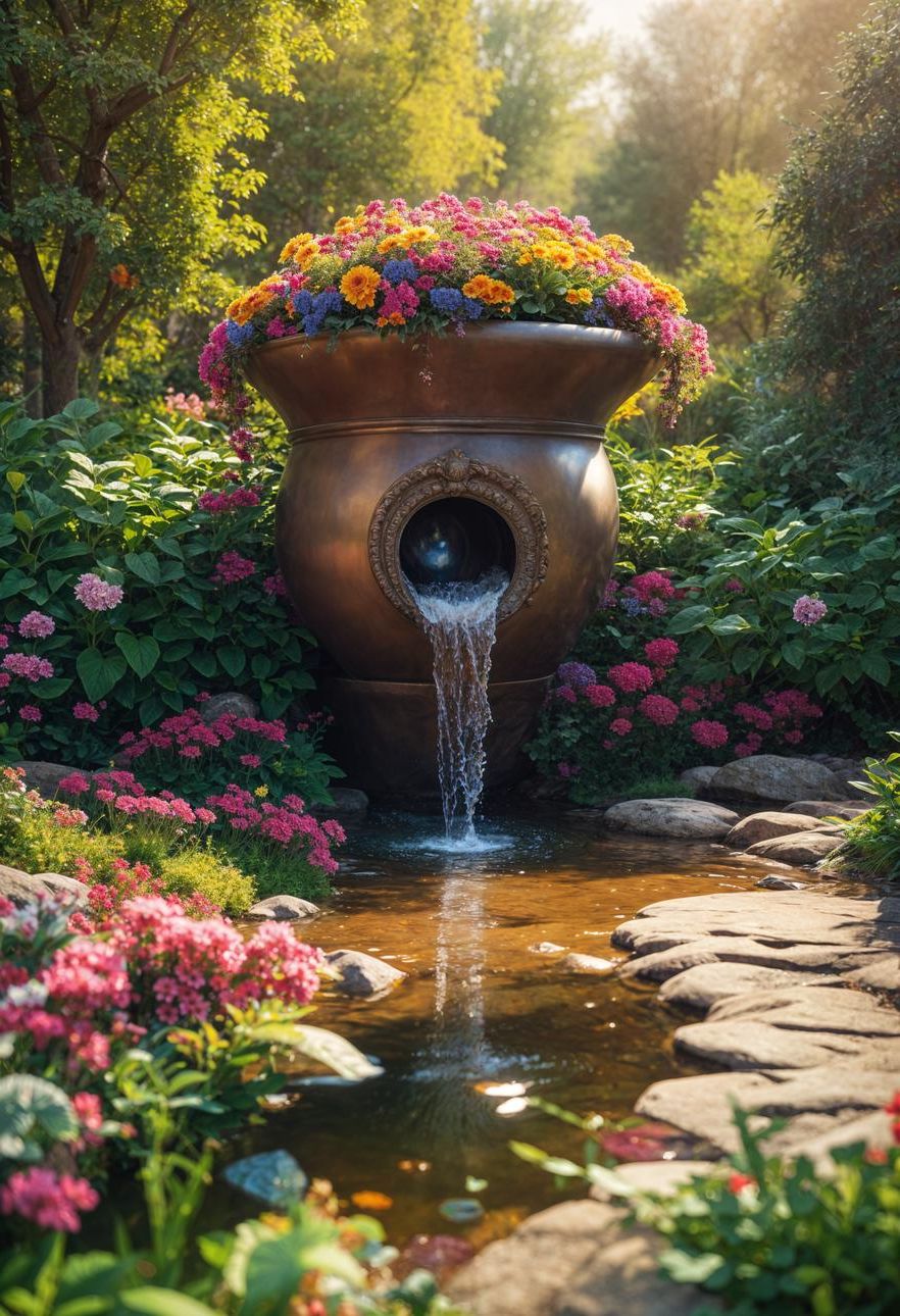 40. Spilled Pot Garden Illusion - photo 2
