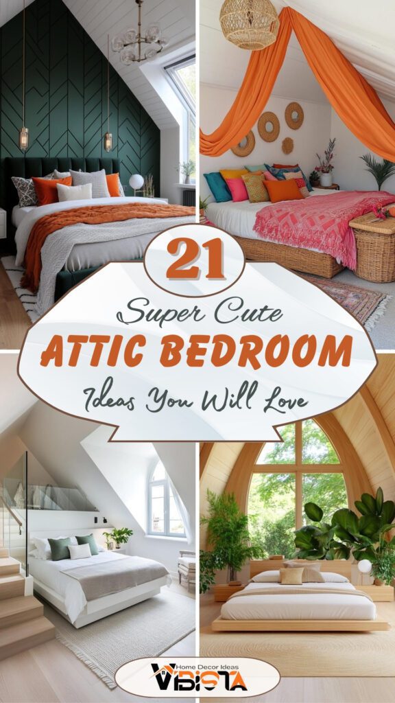 21 Cute Attic Bedroom Ideas You Will Love