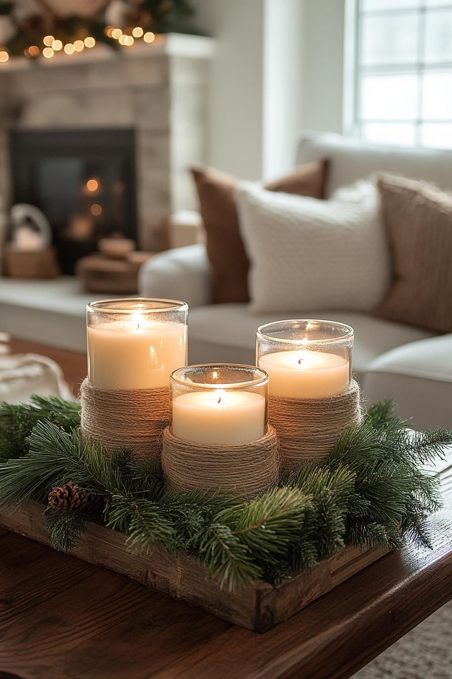 16. Twine-Wrapped Candle Ideas - photo 2