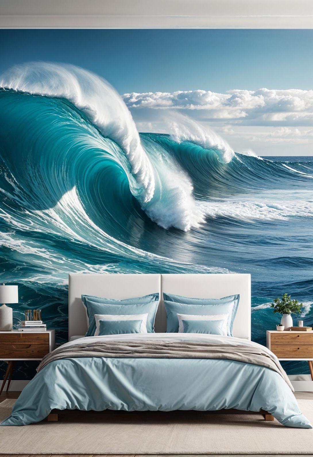 5. Ocean Wave Wall Mural Ideas - photo 2