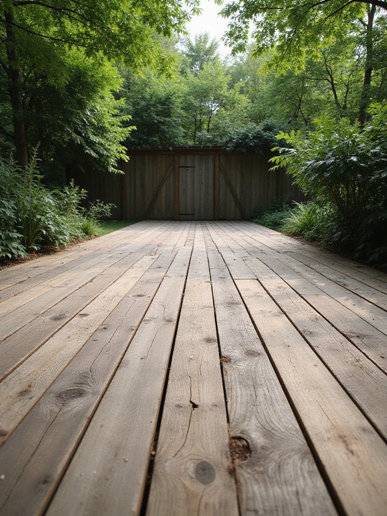 20. Use Reclaimed Wood for a Rustic Deck