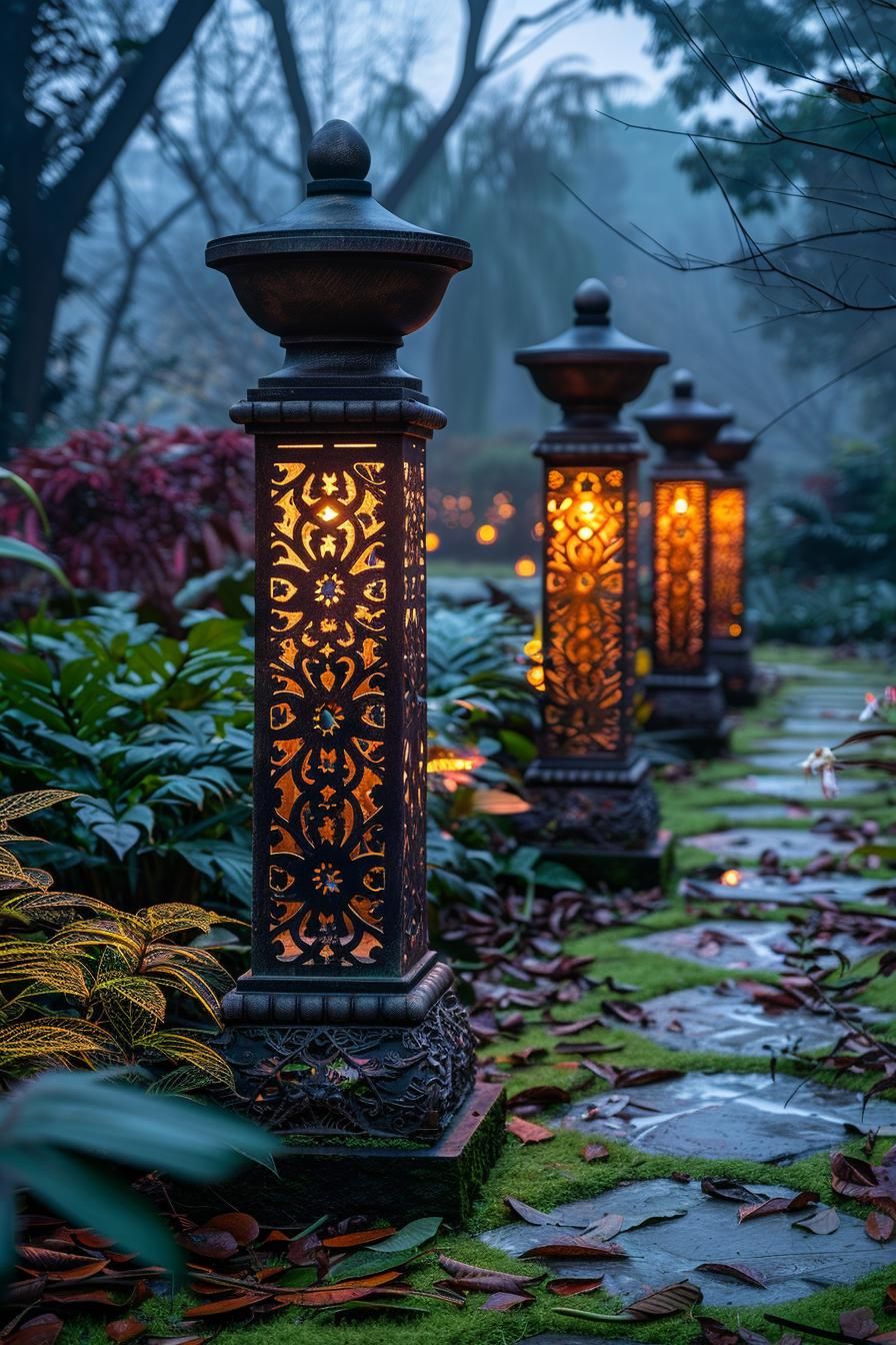 19. Decorative Metal Column Ideas - photo 2