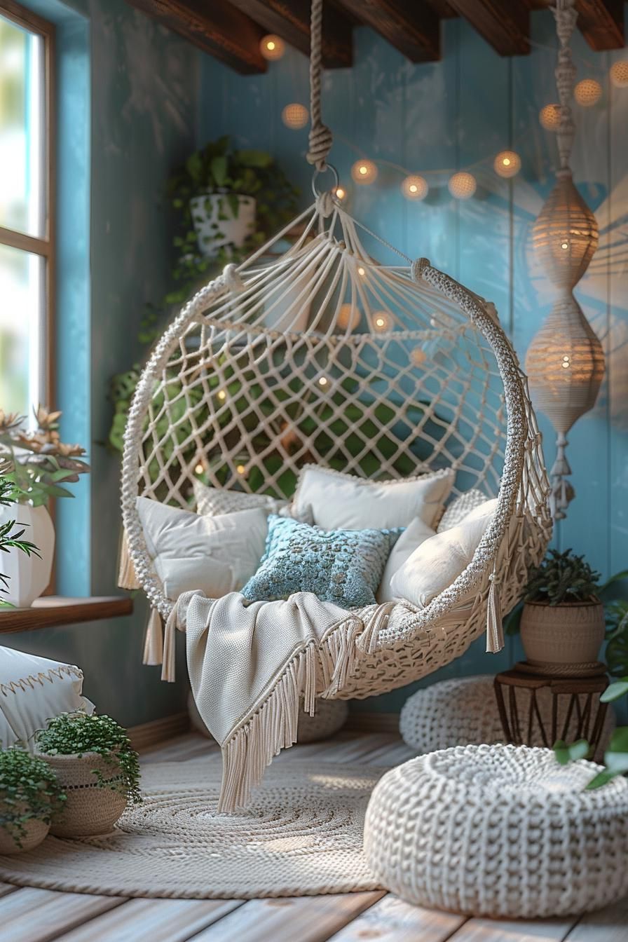 6. Hanging Nautical Swing Chair Ideas - photo 3